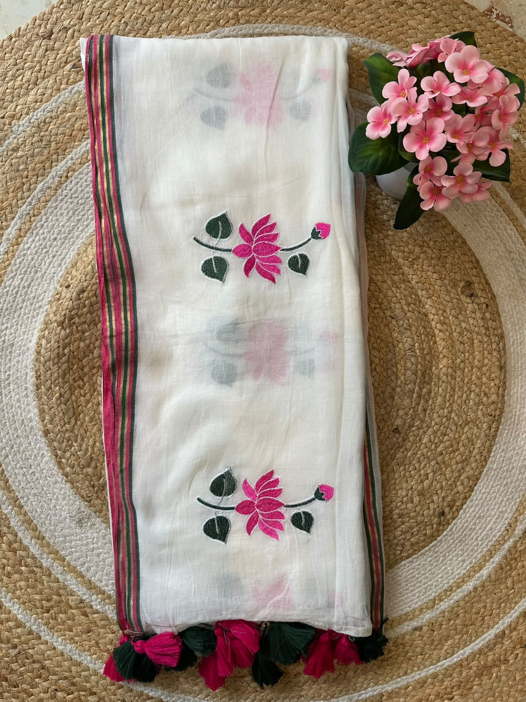 Premium Mul Cotton Saree