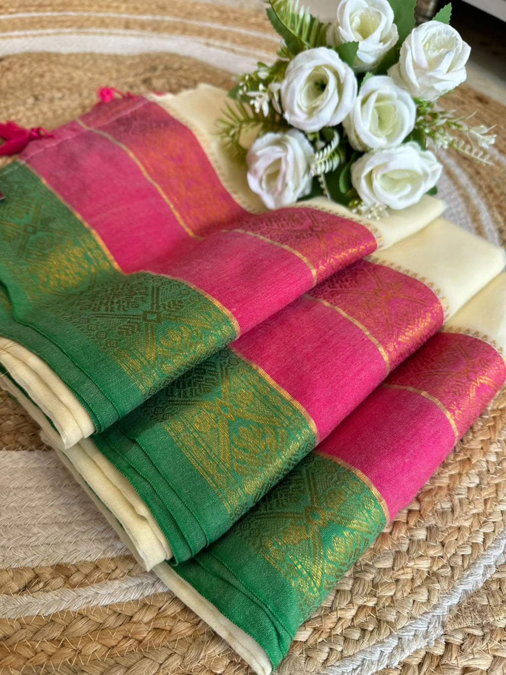 Premium Mul Cotton Saree