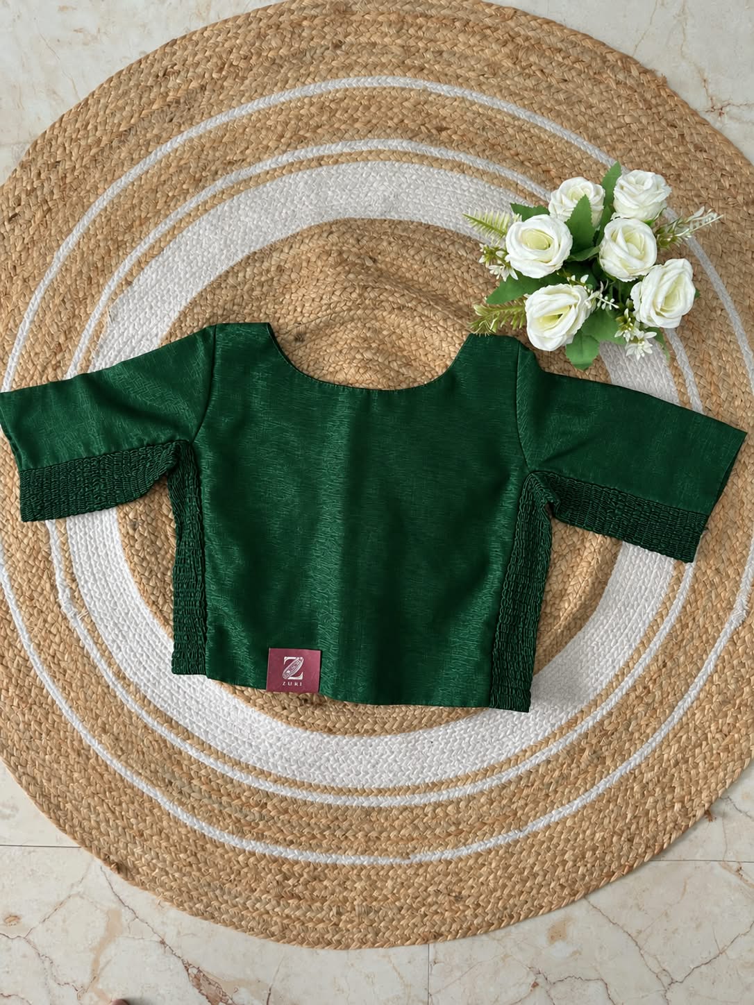 Semi-Silk Stretchable Blouse