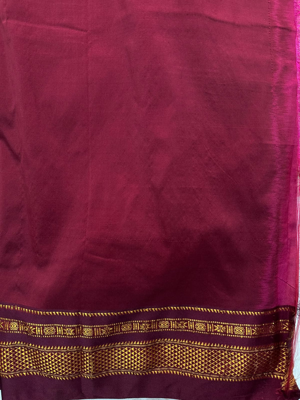 Ilkal Zari Checks Saree