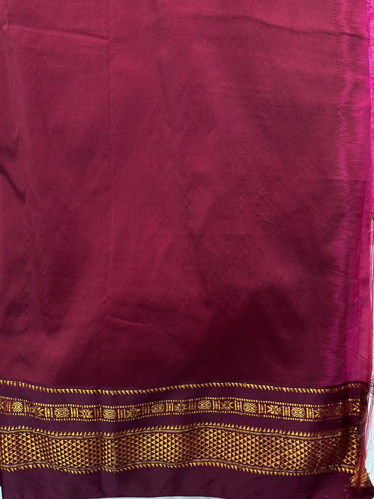 Ilkal Zari Checks Saree