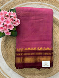 Ilkal Zari Checks Saree