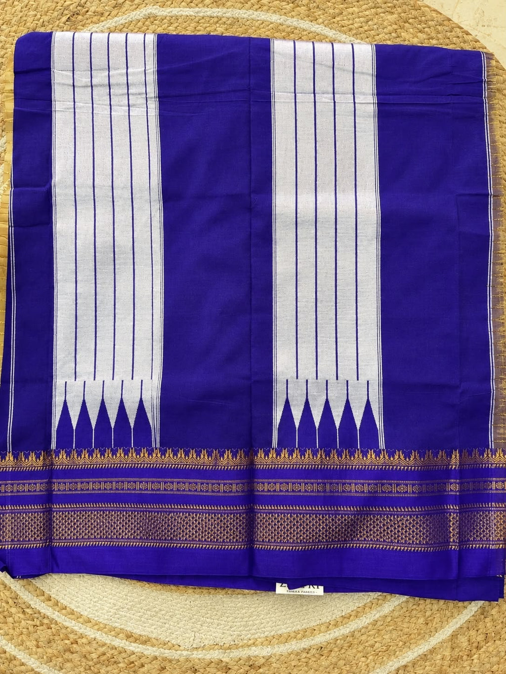 Ilkal Zari Checks Saree