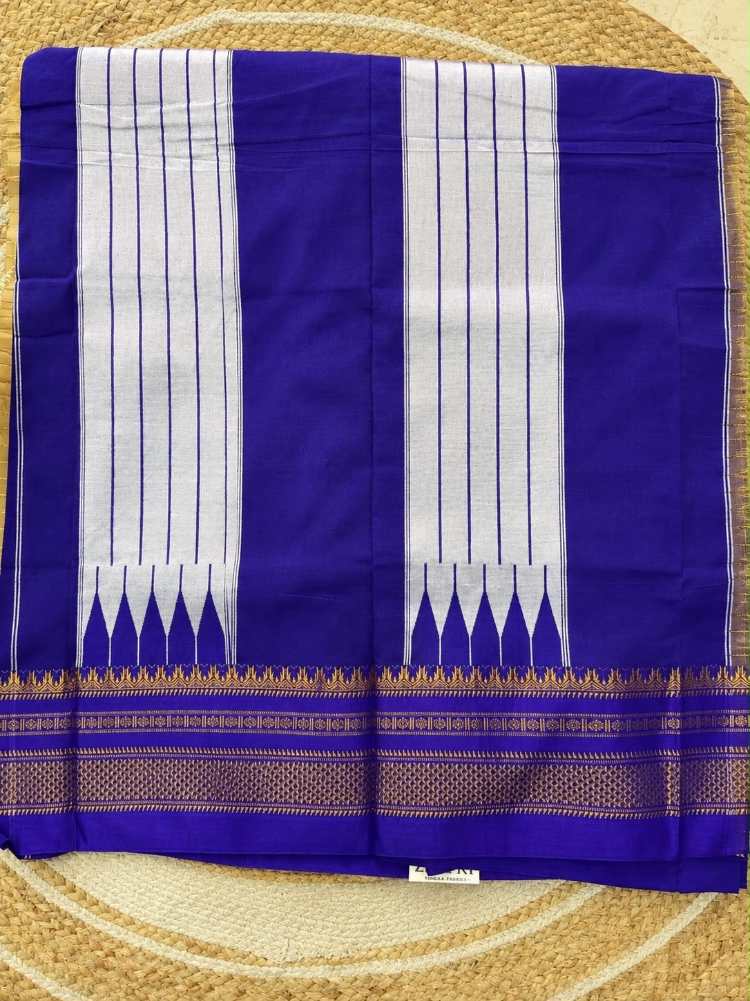 Ilkal Zari Checks Saree