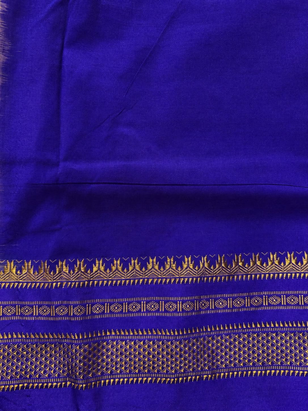 Ilkal Zari Checks Saree
