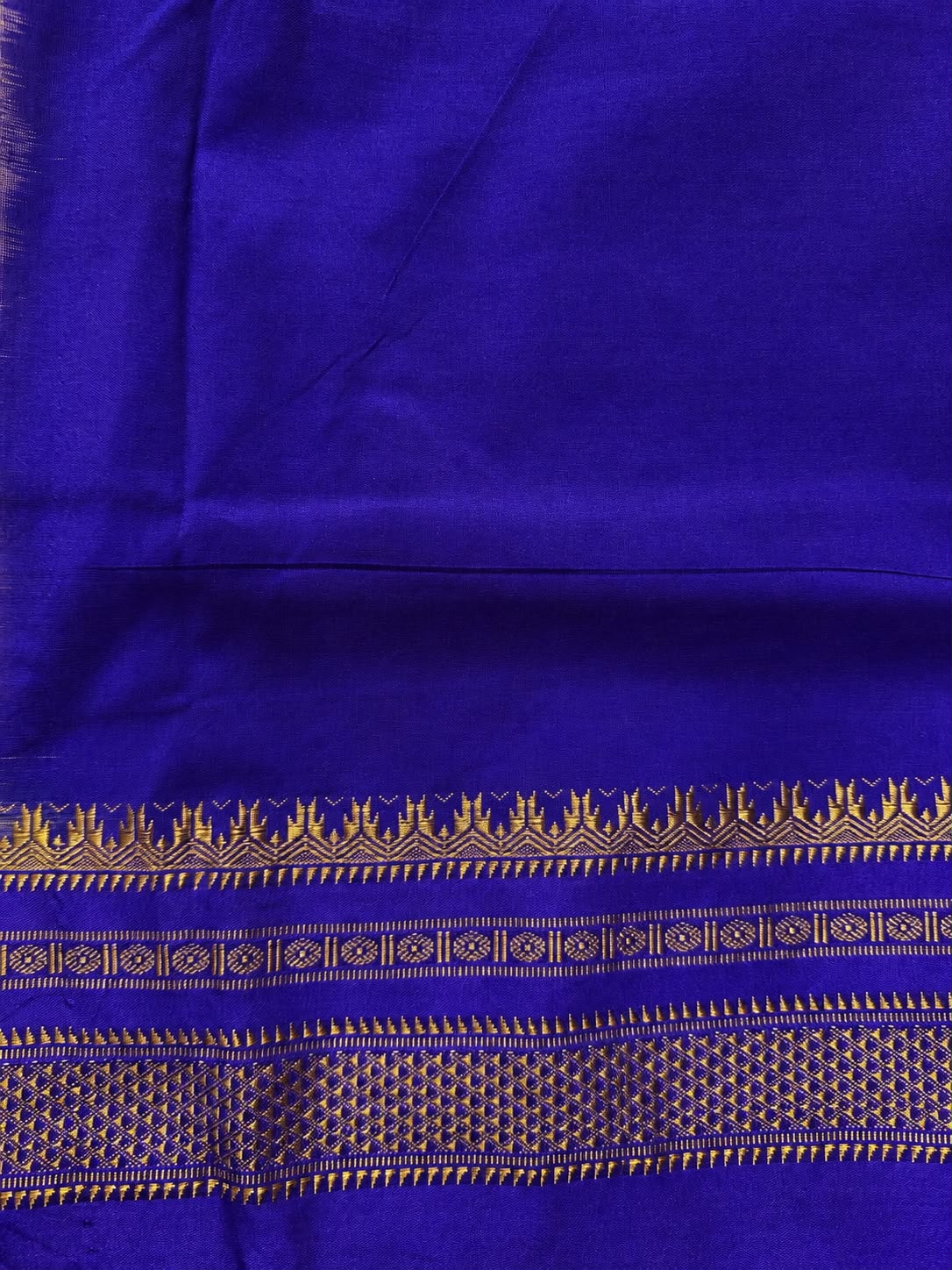 Ilkal Zari Checks Saree