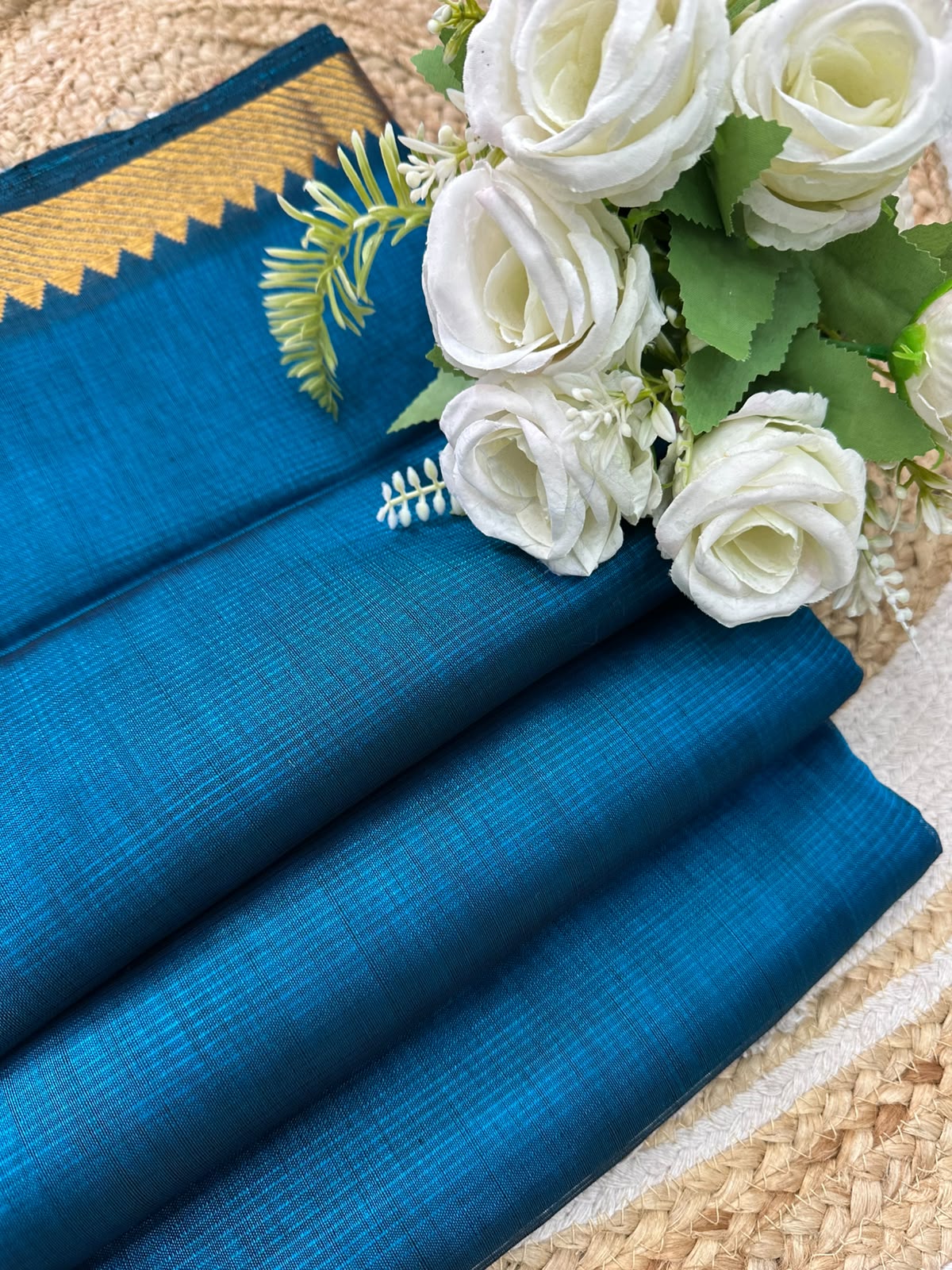 Handwoven Mangalgiri Cotton Silk Saree