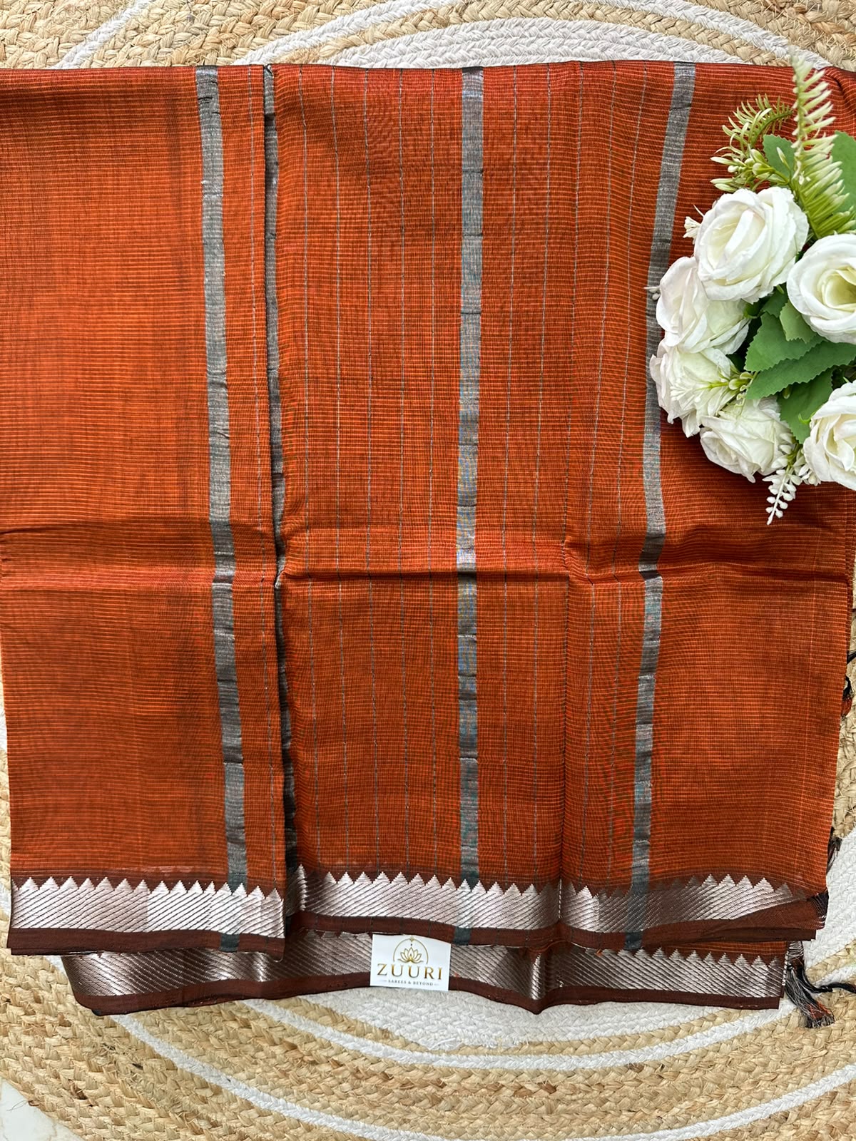 Handwoven Mangalgiri Cotton Silk Saree