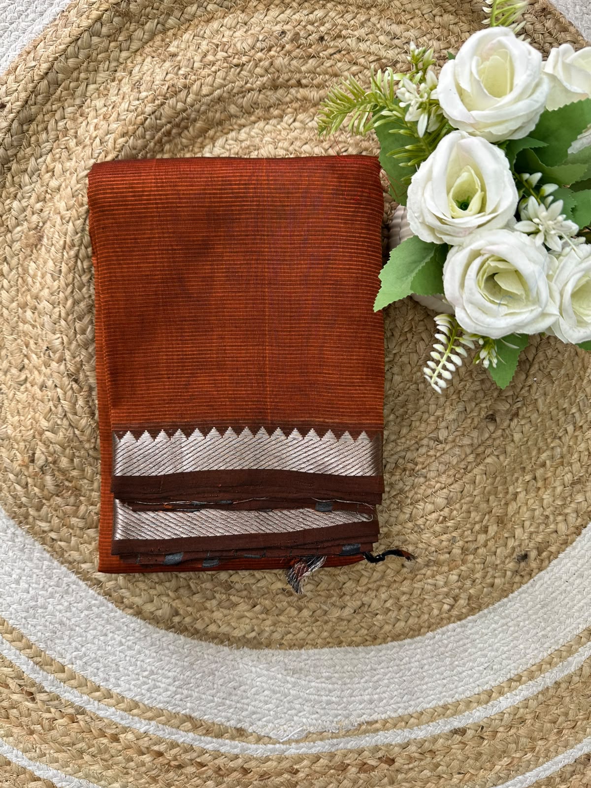 Handwoven Mangalgiri Cotton Silk Saree