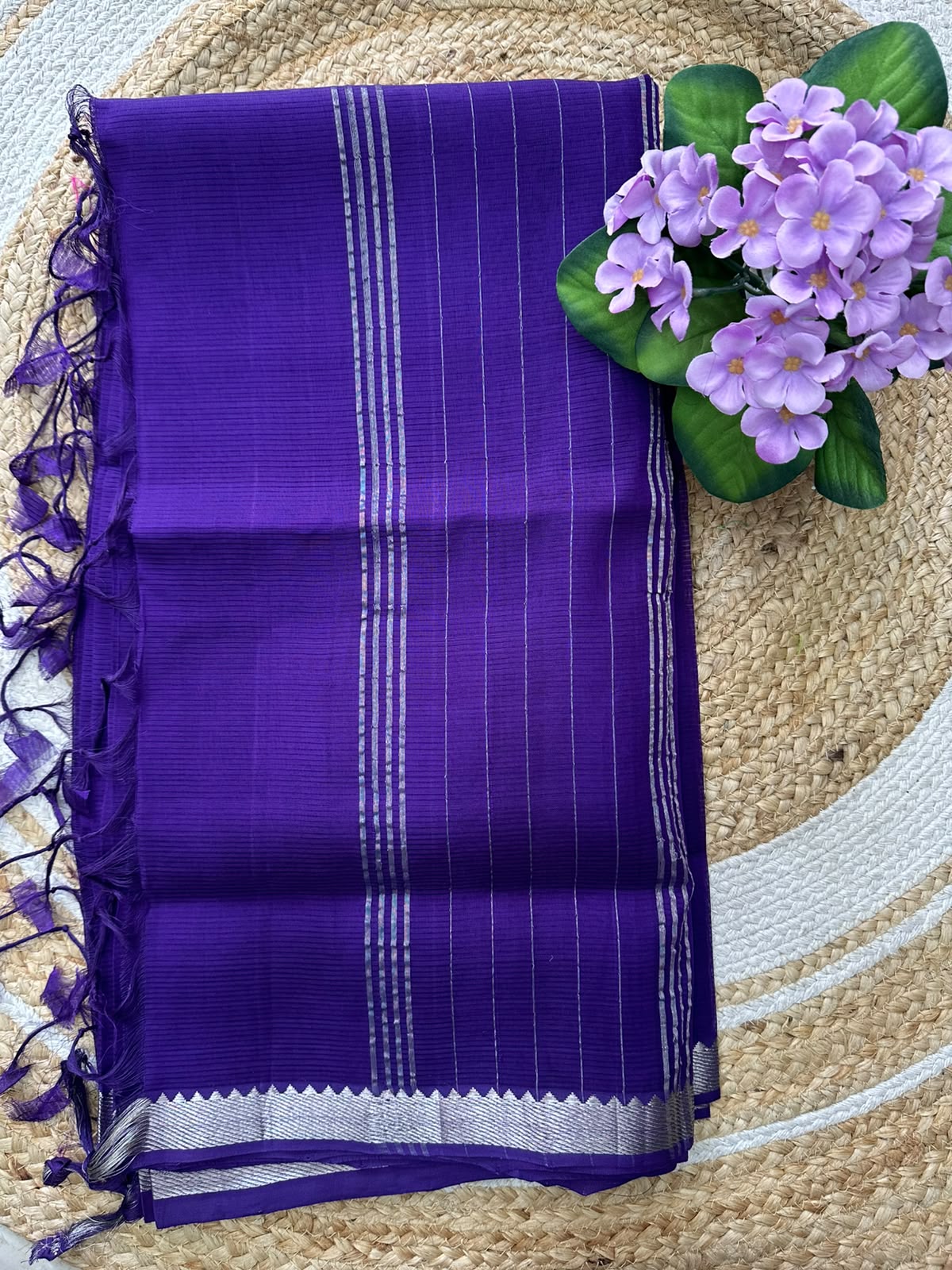 Handwoven Mangalgiri Cotton Silk Saree