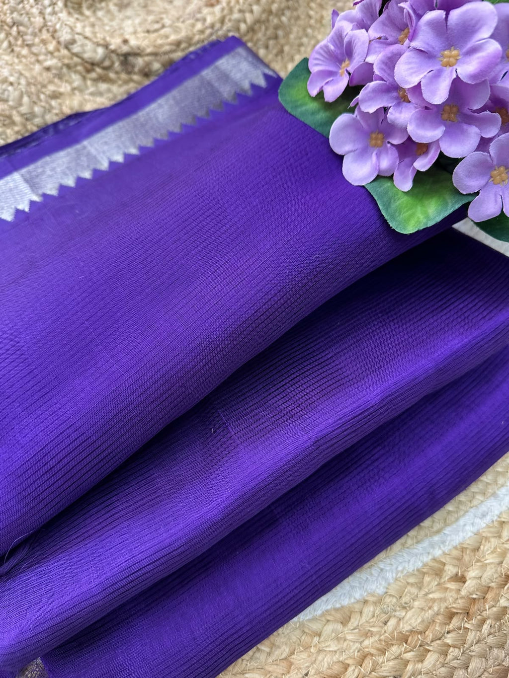 Handwoven Mangalgiri Cotton Silk Saree