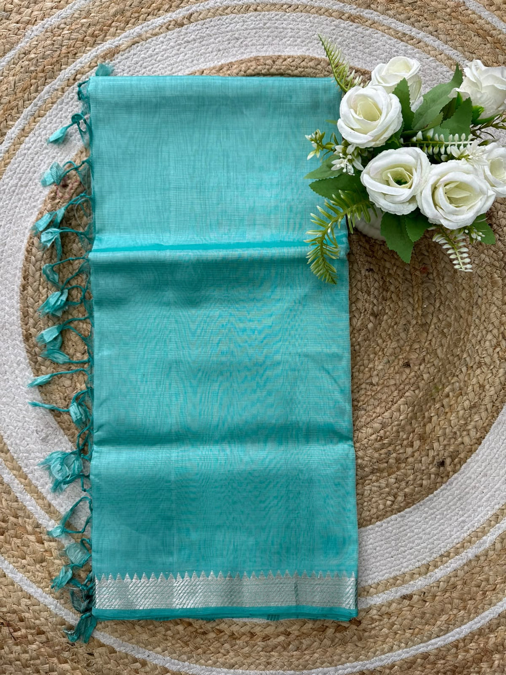Handwoven Mangalgiri Cotton Silk Saree
