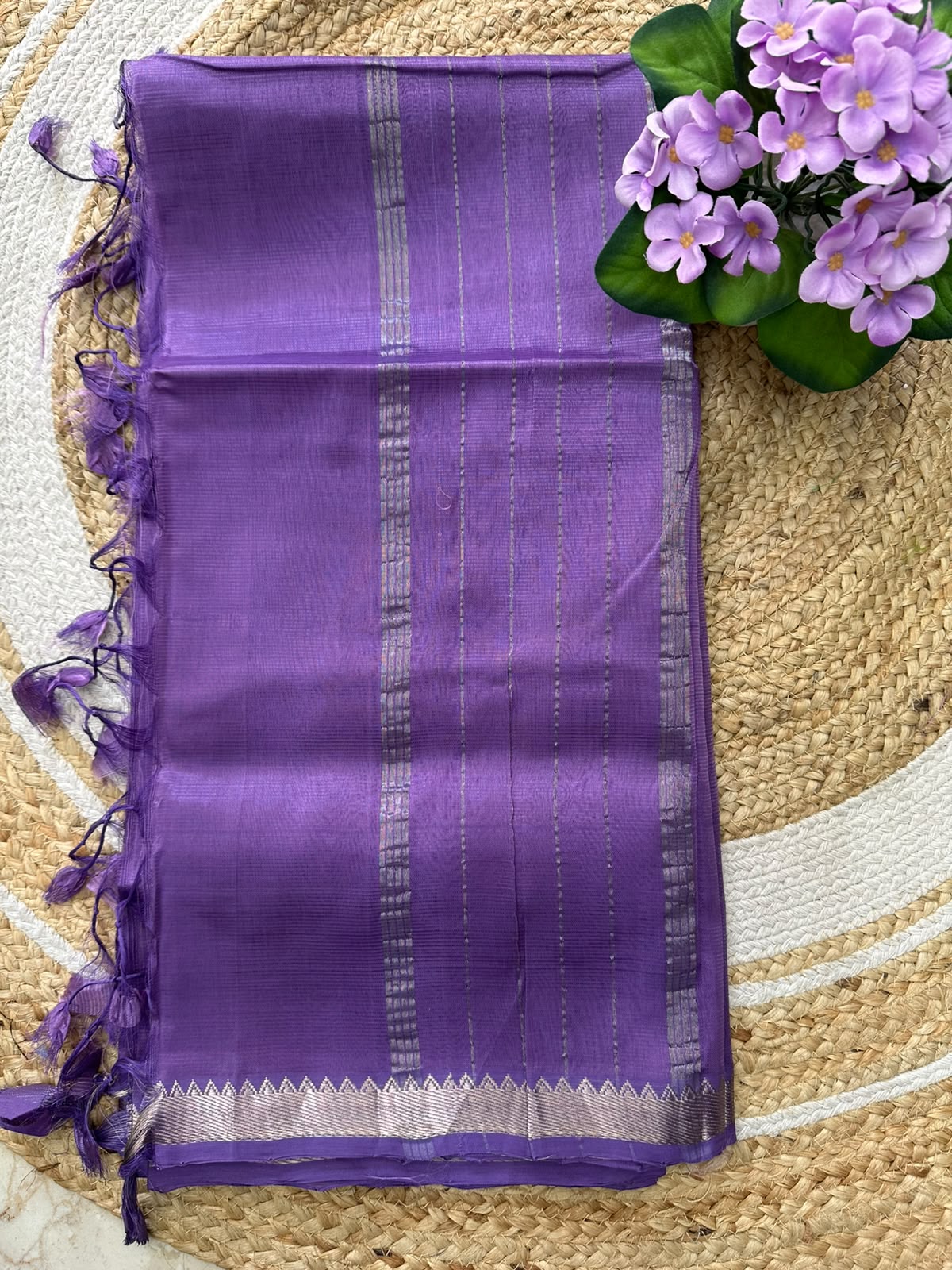 Handwoven Mangalgiri Cotton Silk Saree