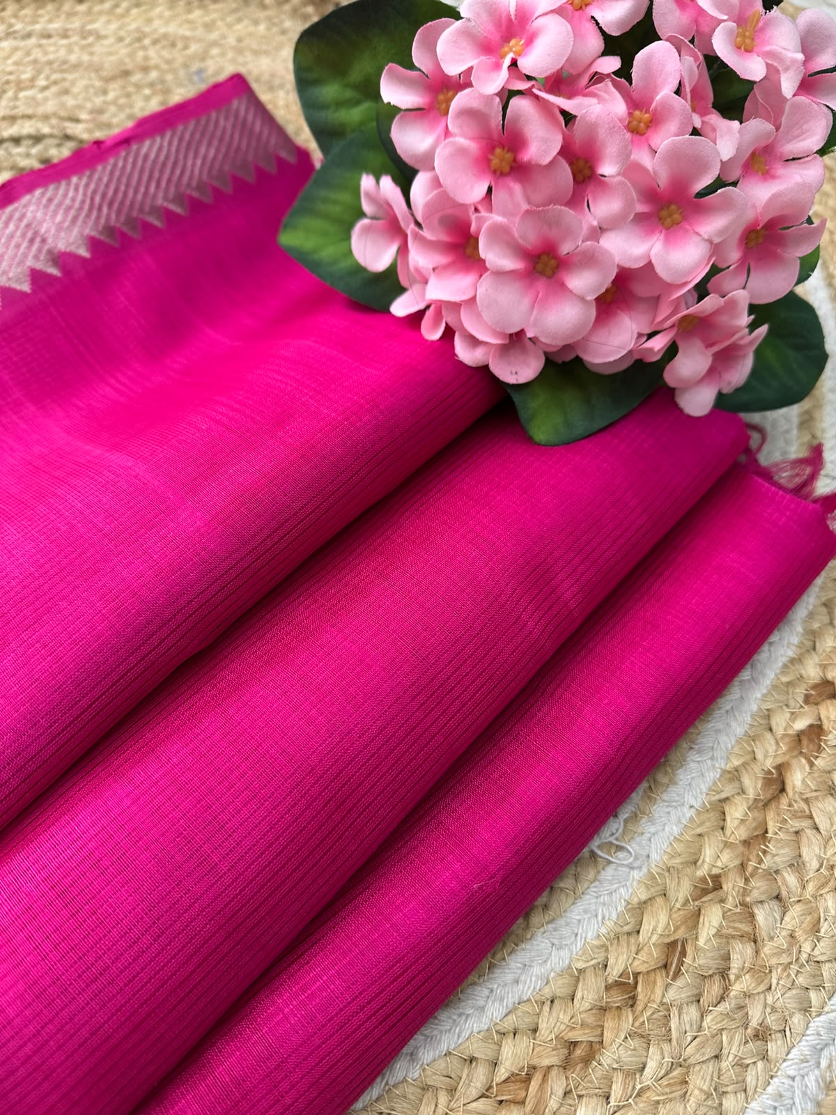 Handwoven Mangalgiri Cotton Silk Saree