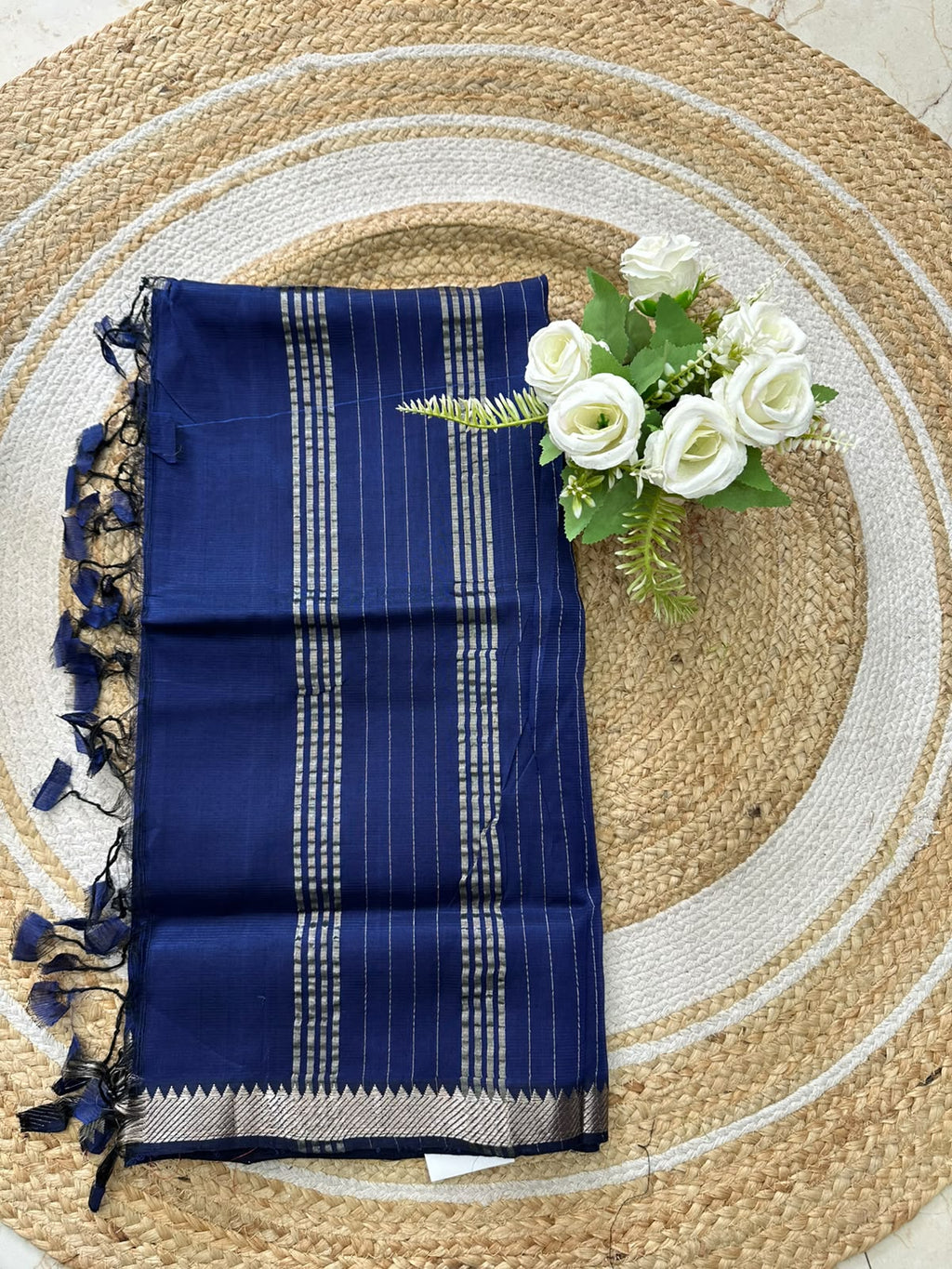 Handwoven Mangalgiri Cotton Silk Saree