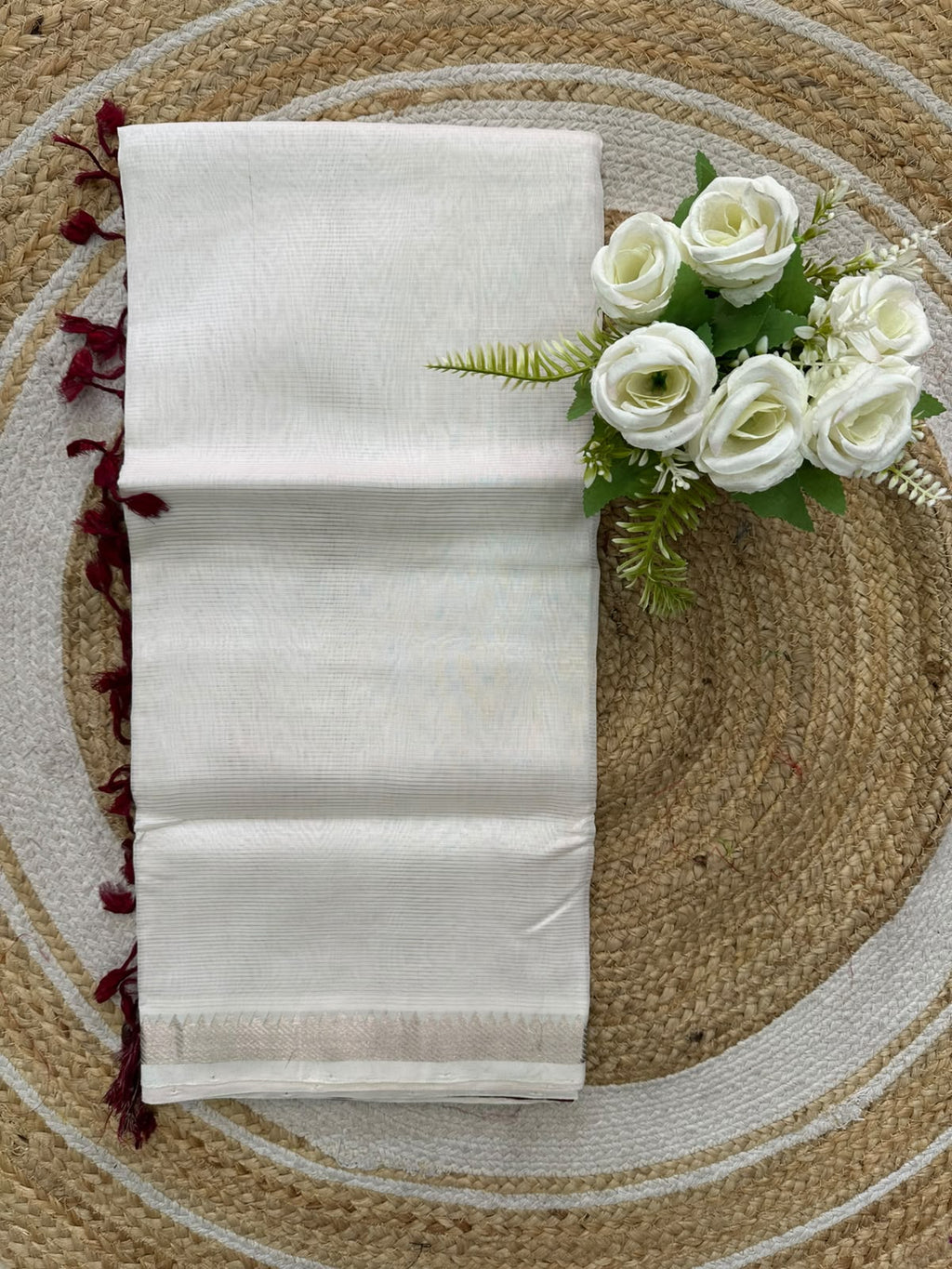 Handwoven Mangalgiri Cotton Silk Saree