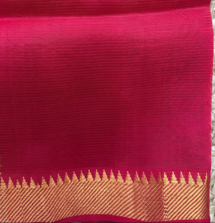 Handwoven Mangalgiri Cotton Silk Saree