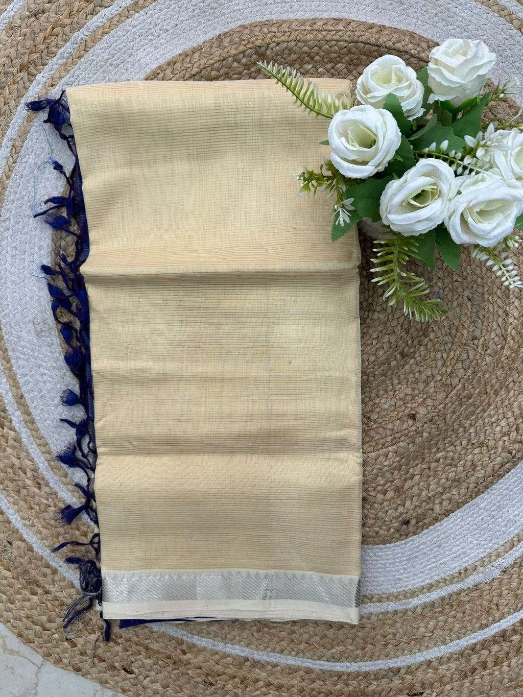 Handwoven Mangalgiri Cotton Silk Saree