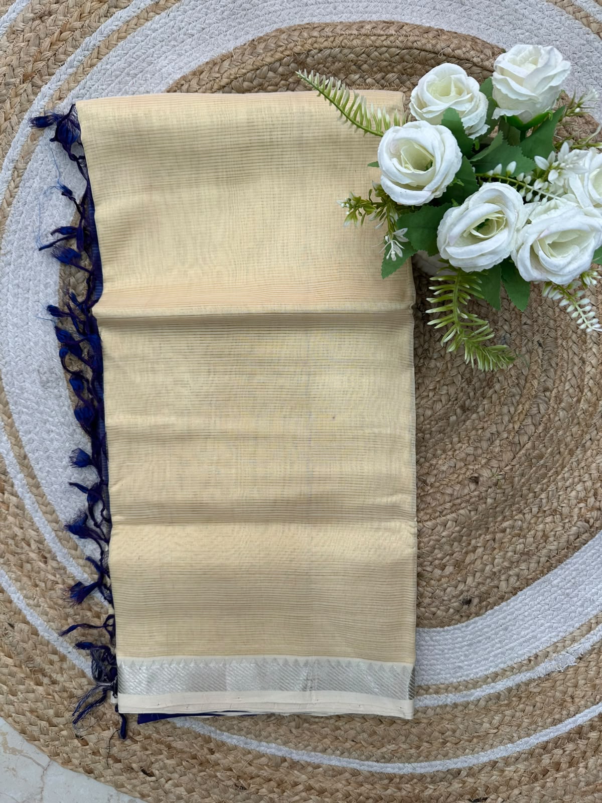 Handwoven Mangalgiri Cotton Silk Saree