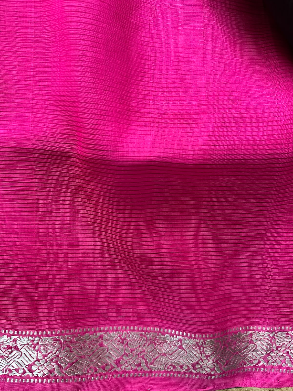 Handwoven Mangalgiri cCotton Silk Saree