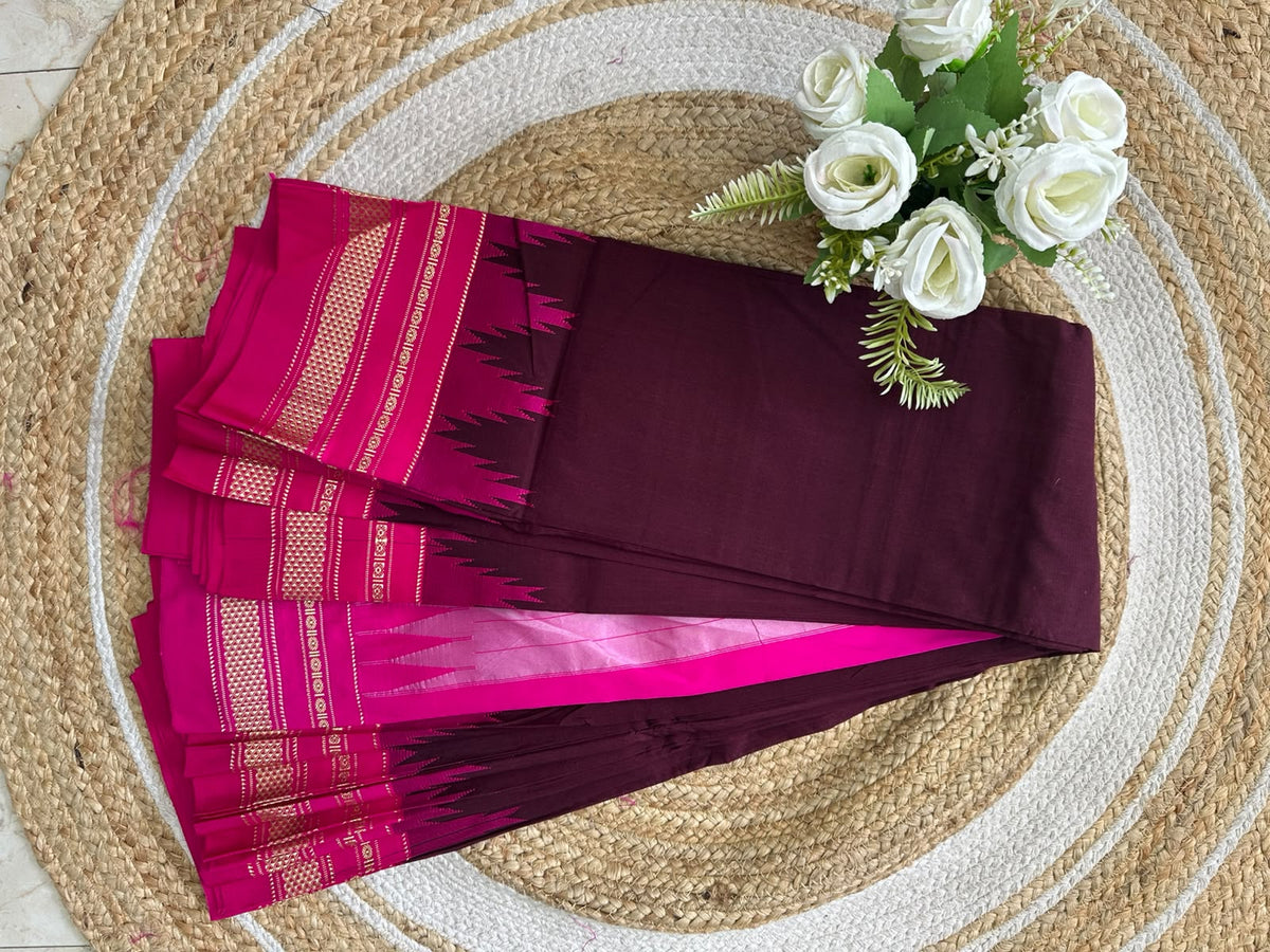 Temple Boarder Ilkal Saree