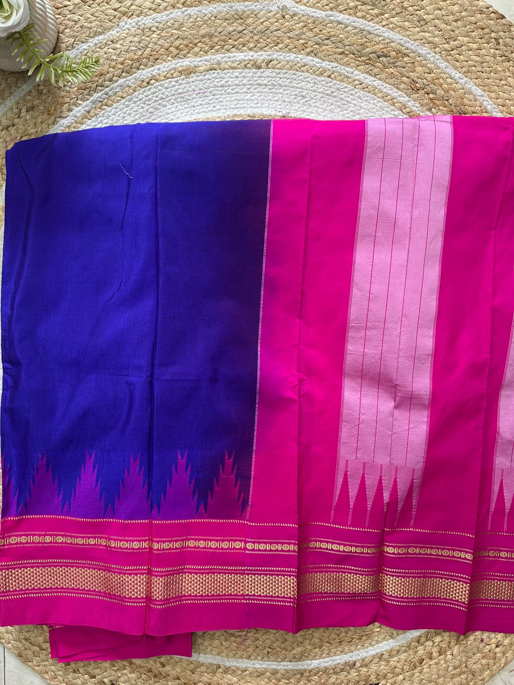 Temple Boarder Ilkal Saree