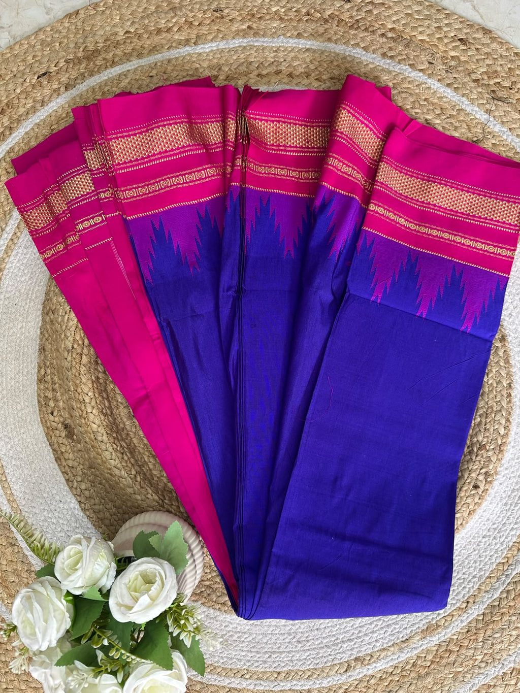 Temple Boarder Ilkal Saree