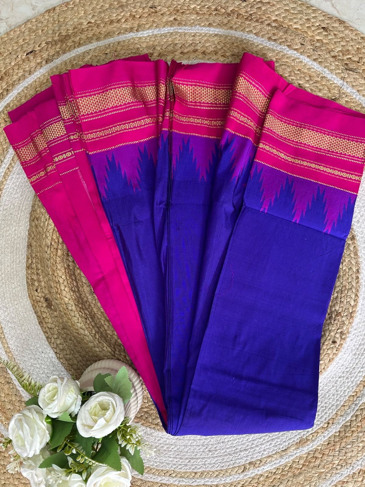 Temple Boarder Ilkal Saree
