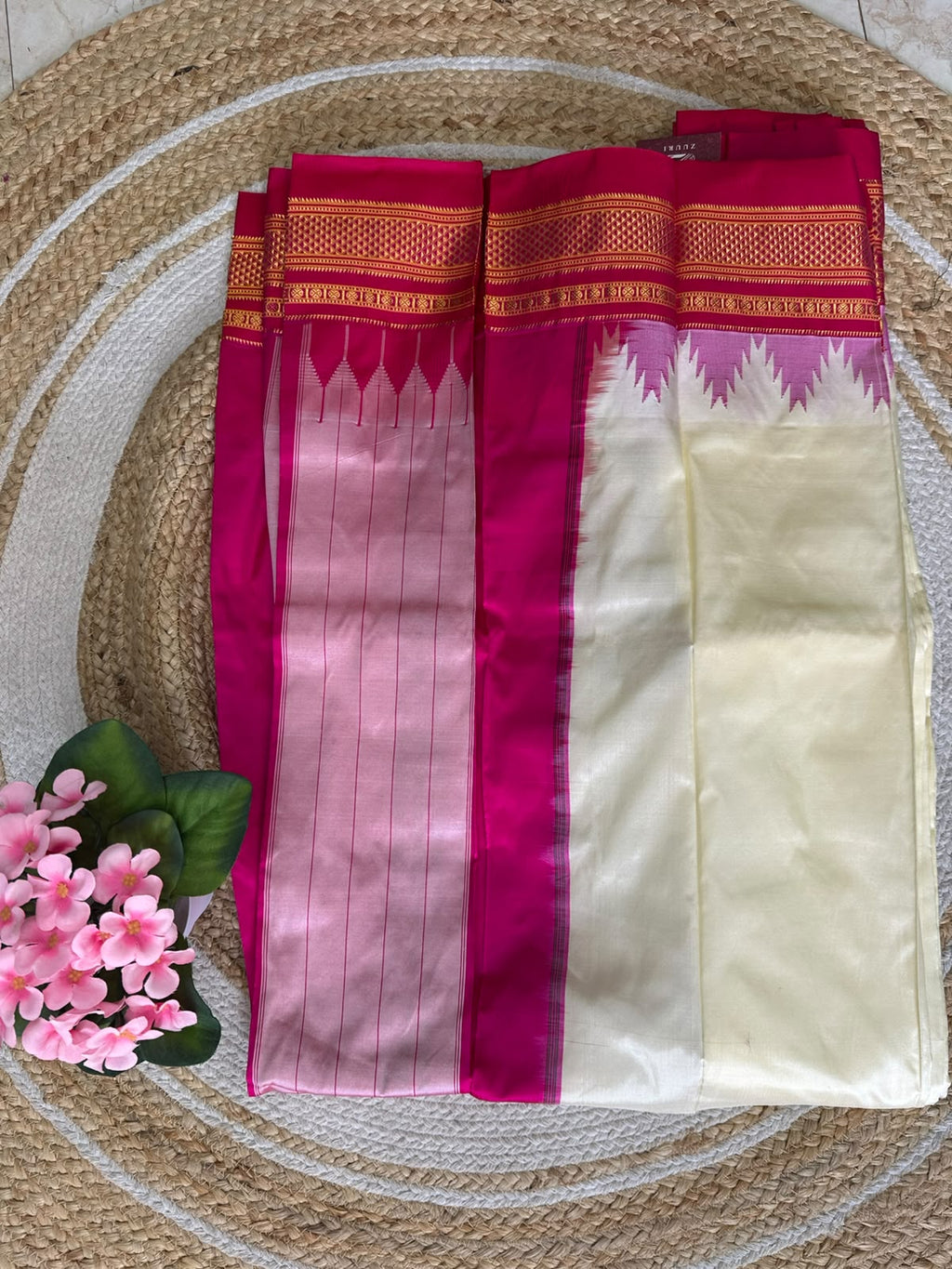 Temple Boarder Ilkal Saree
