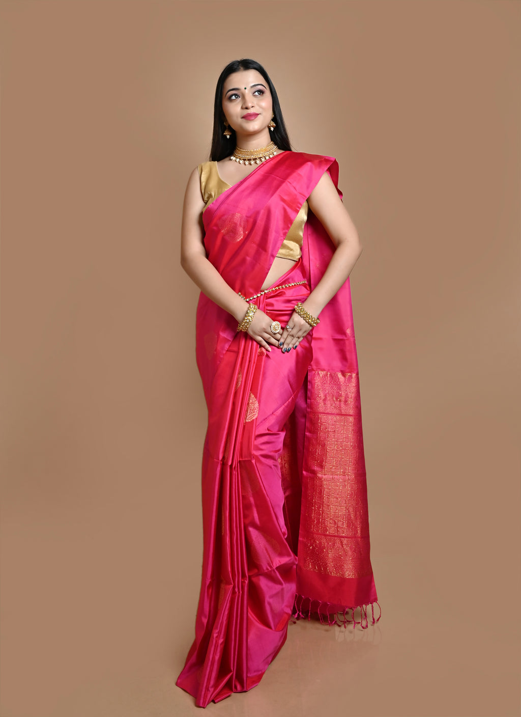 Pure Soft Silk Saree with Buta