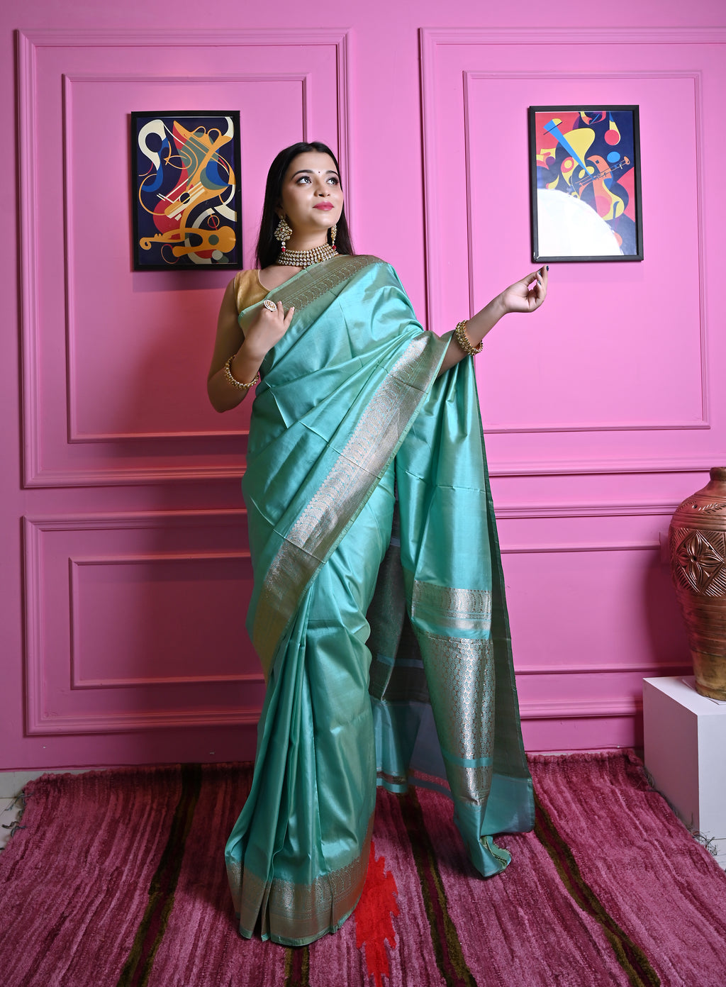 Pure Banarasi Katan Silk Saree