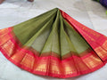 Handloom Gadwal Cotton Saree