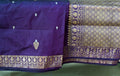 Pure Banarasi Katan Silk Saree without border