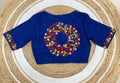 Readymade Cotton blouse with hand embroidery