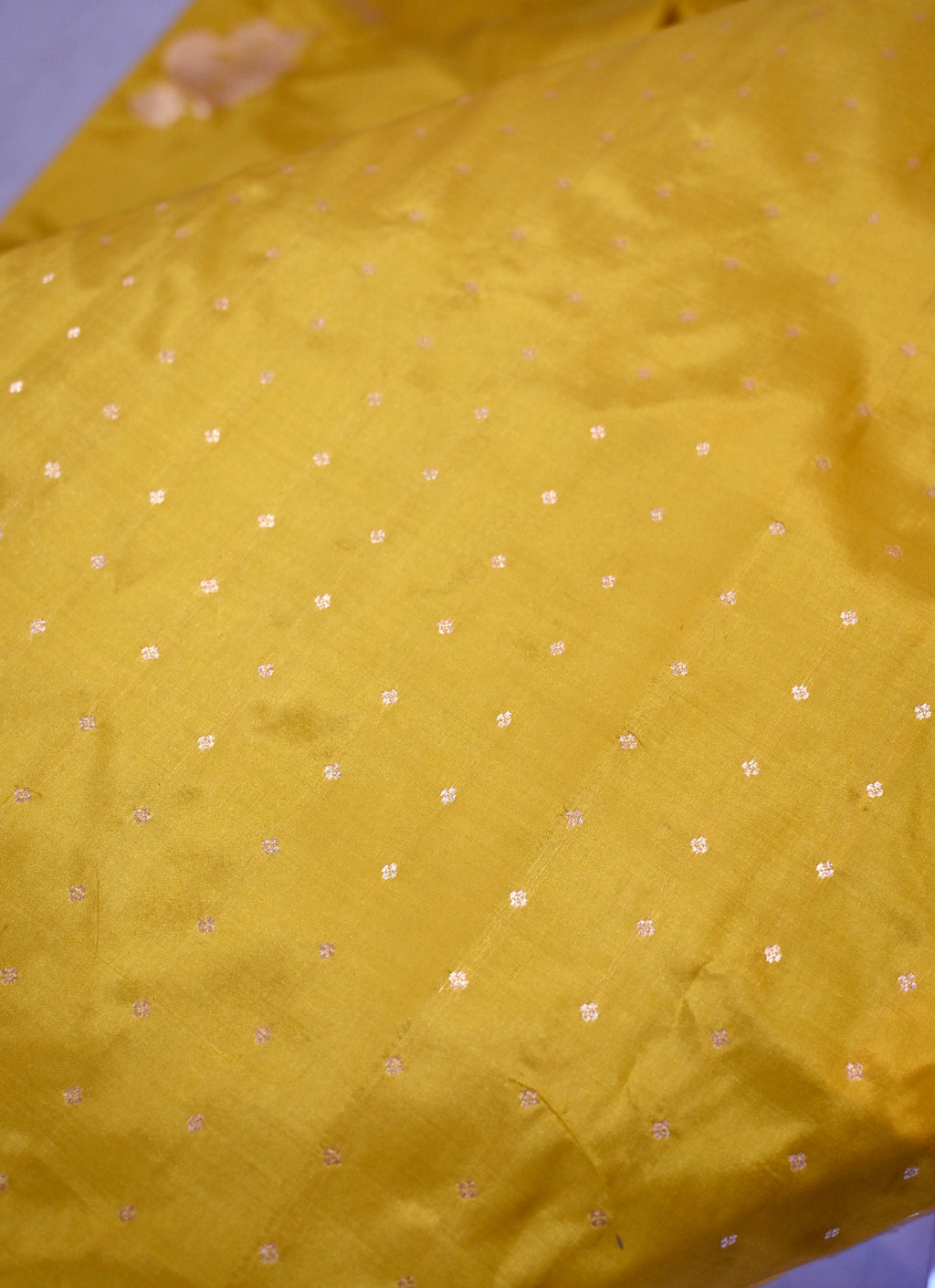 Pure Banarasi katan Silk Saree without border