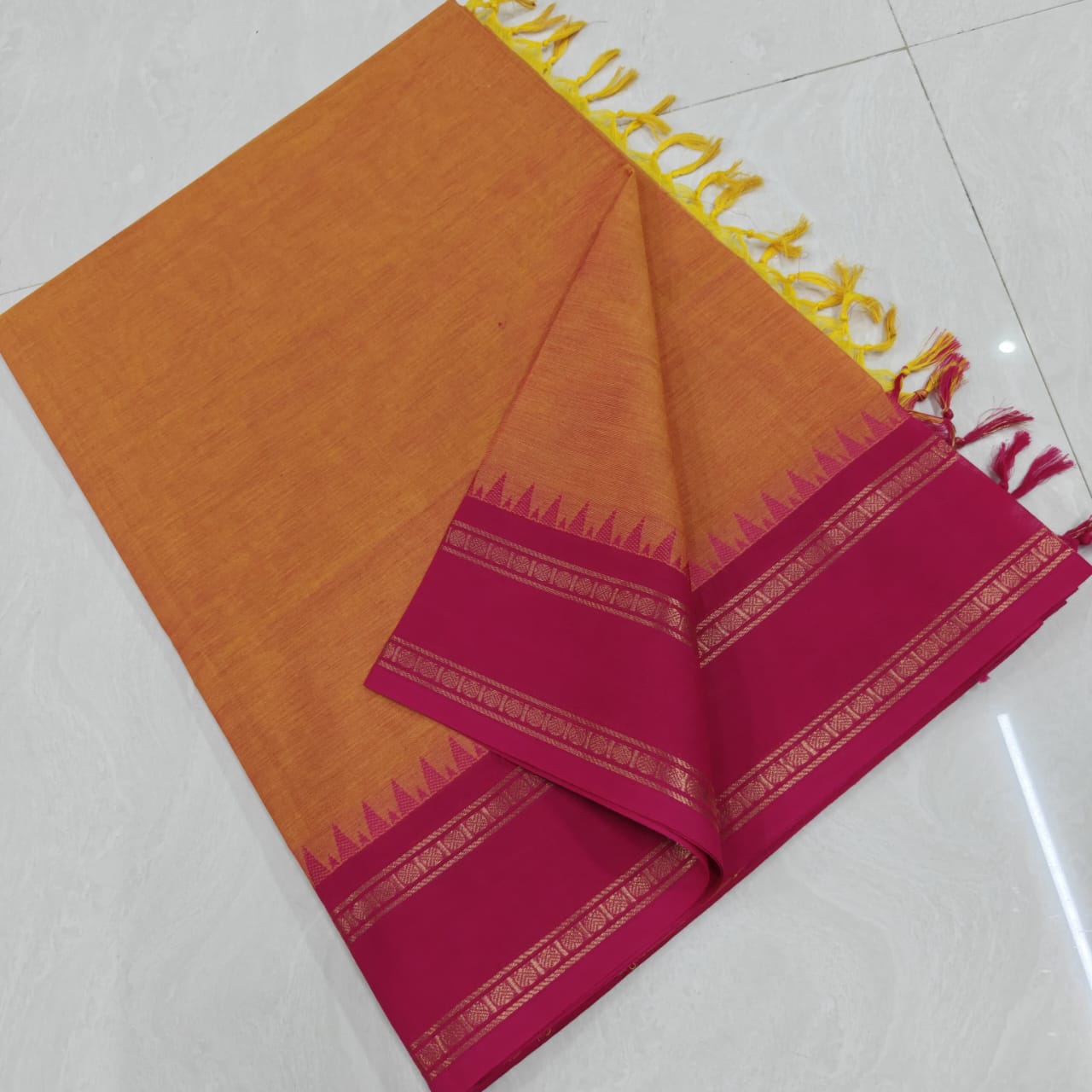 Pure Chettinad Cotton Saree