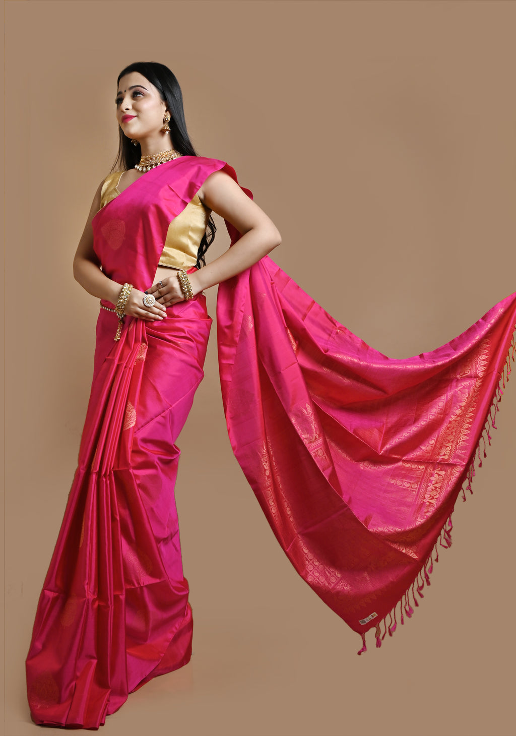 Pure Soft Silk Saree with Buta