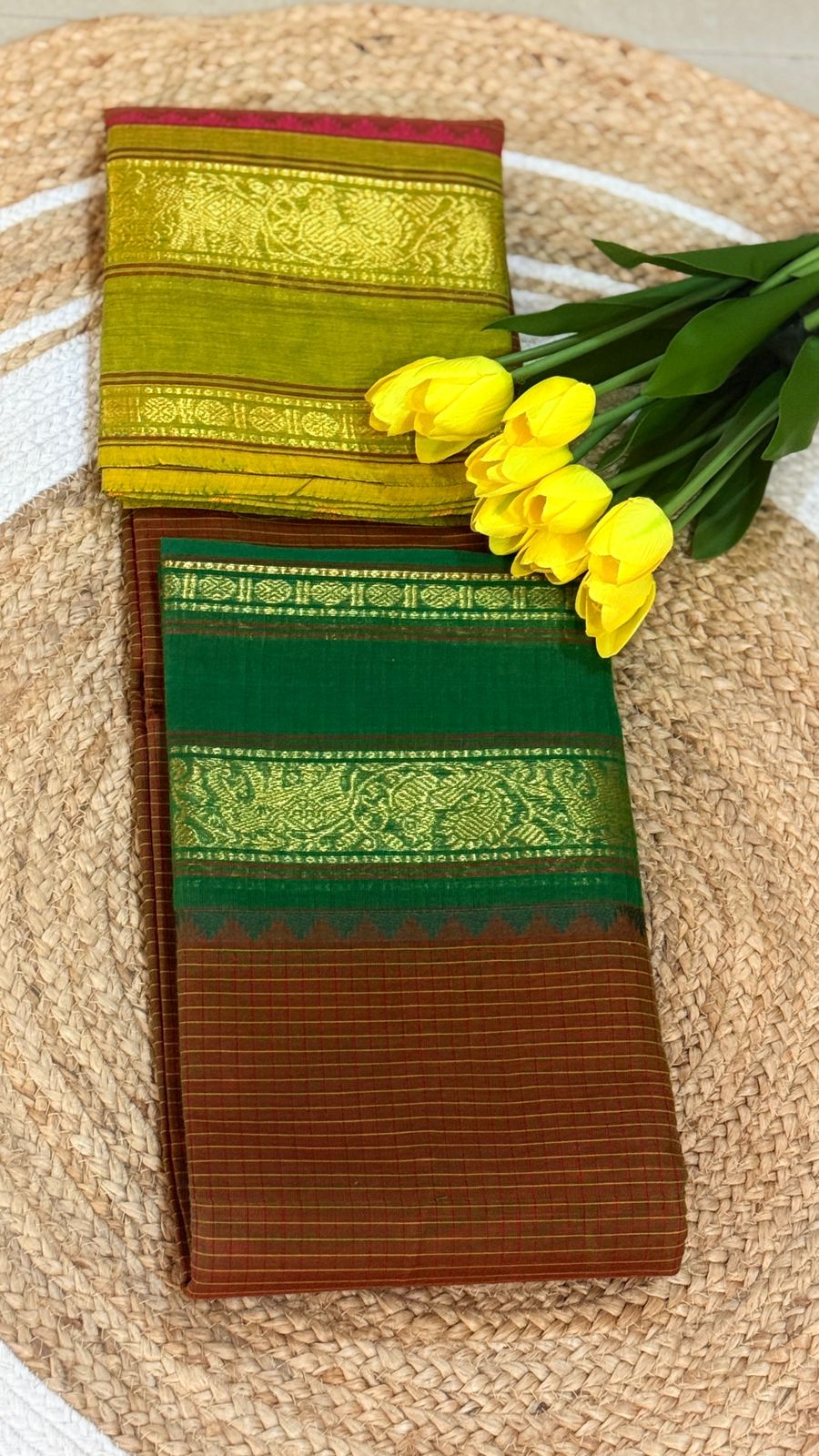 Pure Chettinad Cotton Saree