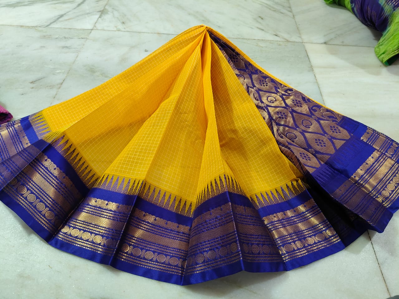 Handloom Gadwal Cotton Sarees